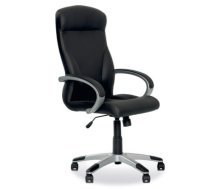Biroja krēsls NOWY STYL RIGA melns ādas aizvietotājs ECO30 350-00573