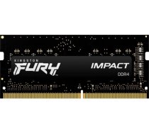 Kingston Fury Impact laptop memory, SODIMM, DDR4, 8 GB, 3200 MHz, CL20 (KF432S20IB / 8) KF432S20IB/8