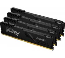 Kingston Fury Beast memory, DDR4, 32GB, 3200MHz, CL16 (KF432C16BBK4 / 32) KF432C16BBK4/32
