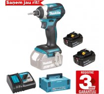Akumulatora triecienskrūvgriezis, 18 V, 2x5,0 Ah 175 Nm, LED, BL motors DTD154RTJ Makita DTD154RTJ