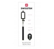 Swissten Bluetooth Selfie Stick Statīvs Telefoniem un Kamerām Ar Distances Bluetooth Pulti Melns SW-SELF-B-B