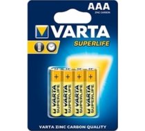 Baterijas Varta AAA SuperLife Zinc Carbon 4 Pack 4008496676187