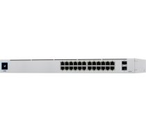 Ubiquiti USW-Pro-24-POE-EU configurable Gigabit Layer2 and Layer3 switch with auto-sensing 802.3at PoE+ and 802.3bt PoE++ USW-PRO-24-POE-EU