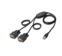 Digitus USB to serial adapter, 2xRS232 Cable USB 2.0 DA-70158