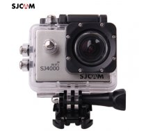 SJCam SJ4000 Wi-Fi Ūdendroša 30m Sporta Kamera 12MP 170 grādi 1080p HD 30fps 2.0" LCD Ekrāns Sudraba SJ4000WIFI-SI