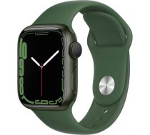 Apple Watch Series 7 GPS 41mm Green Aluminium Case with Sport Band Regular Clover MKN03EL/A