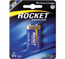 Rocket 6LR22-1BB (9V) Blistera iepakojumā 1gb 6LF22BL1