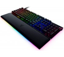 Razer Huntsman V2 Optical Gaming Keyboard RGB LED light, QWERTY US International, Wired, Black, Clicky Purple Switch, Numeric keypad RZ03-03930300-R3M1