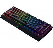 Razer BlackWidow V3 Mini HyperSpeed Mechanical Gaming Keyboard, RGB LED light, QWERTY US International, Wireless, Black, Yellow Switch RZ03-03891900-R3M1
