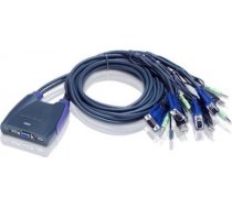 Aten 4-Port USB VGA/Audio Cable KVM Switch CS64US-AT