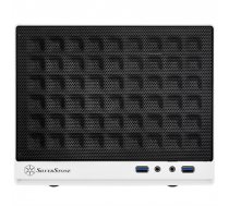 SilverStone Sugo 13 USB 3.0 x2, Mic x1, Spk x1, black, white, Mini-Tower, Power supply included No SST-SG13WB