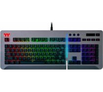 Thermaltake Level 20 RGB titanium Gaming Keyboard grey, MX SPEED RGB Silver, USB, US KB-LVT-SSSRUS-01