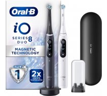 Oral-B iO Series 8 Duo White Alabaster/Black Onyx elektriskā zobu birste 315636
