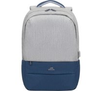 NB BACKPACK ANTI-THEFT 17.3"/7567 GREY/DARK BLUE RIVACASE 7567GREY/DARKBLUE