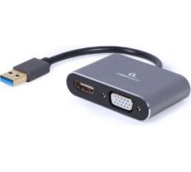 I/O ADAPTER USB3 TO HDMI/VGA/GREY A-USB3-HDMIVGA-01 GEMBIRD A-USB3-HDMIVGA-01