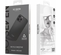 Apple iPhone 13 Pro Max Smoothie Silicone Cover By So Seven Black SSBKC0512