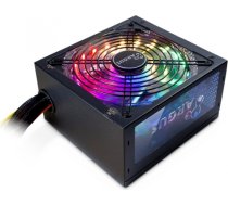 Power Supply INTER-TECH Argus RGB, 80PLUS Bronze, 600W, Retail, 1x140 Fan, 1x20+4Pin, 4+4Pin, 2xPCI-e 6+2Pin, 3x4Pin (Molex), 6xSATA, 1xFDD (Rev. 2) RGB-600_II