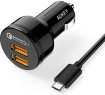 AUKEY CC-T8 mobile device charger Black Auto CC-T8