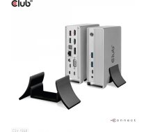 Club 3d CLUB3D Docking station(Metal casing)1x USB Gen2 Type-C Female (data) 2x USB Gen2 Type-A Female 1x USB Gen1 Type-A Female 1x USB Type-A (RED) Smart Charging port 5V/2.4A Max. • 2x HDMI™ (DP Alt Mode) 1x DP™ (DP Alt Mode) hdr 1x VGA 1x RJ45 1 + 120 CSV-1568