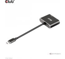 Club 3d CLUB3D MST hub USB3.2 Gen2 Type-C(DP Alt-Mode) to DisplayPort + HDMI 4K60Hz M/F CSV-1552