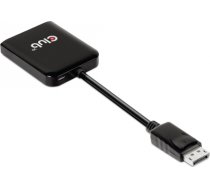 CLUB 3D Multi Stream Transport (MST) Hub DisplayPort 1.4 to HDMI Dual Monitor 4K60Hz M/F CSV-7200H