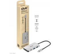 Club 3d CLUB3D USB Gen2 Type-C PD Charging Hub to 2x Type-C 10G ports and 2x USB Type-A 10G ports CSV-1543