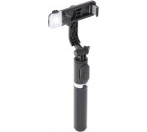 RoGer V15 Universāls Tripod Statnis priekš Selfie ar LED lampu RO-V15-BK