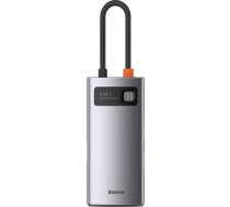 Hub 4in1 Baseus Metal Gleam Series, USB-C to USB 3.0 + USB 2.0 + HDMI + USB-C PD 6953156204621
