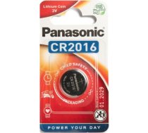 Panasonic CR2016-1BB Blistera iepakojumā 1gb. PANCR2016B1