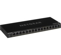 Netgear GS316P Unmanaged Gigabit Ethernet (10/100/1000) Power over Ethernet (PoE) Black GS316P-100EUS