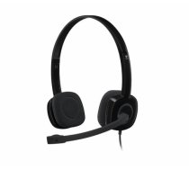 HEADSET STEREO H151/BLACK 981-000589 LOGITECH 981-000589