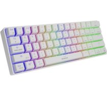 Genesis THOR 660 RGB Gaming keyboard, RGB LED light, US, White, Bluetooth, Wired, Wireless connection, Gateron Red Switch NKG-1845