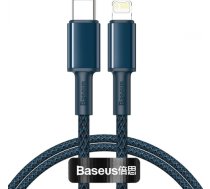 Baseus High Density Braided Cable Type-C to Lightning, PD, 20W, 2m (blue) CATLGD-A03