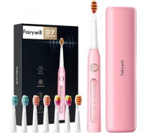 FairyWill Sonic toothbrush with head set and case FW-507 Plus (pink) FW-507PINK+TRAVEL CA