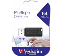 Verbatim Store n Go 64GB Pinstripe USB 2.0 black 49065