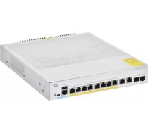 Cisco CBS350-8P-2G-EU network switch Managed L2/L3 Gigabit Ethernet (10/100/1000) Silver CBS350-8P-2G-EU