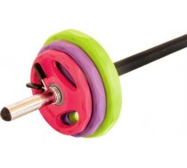 Body Pump komplekts Prove 20kg (Metāla diski ar gumijas pārklājumu) MULTI_MS-306
