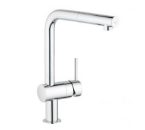 Grohe virtuves izlietnes maisītājs ar izvelkamu dušu Minta, hroms 32168000