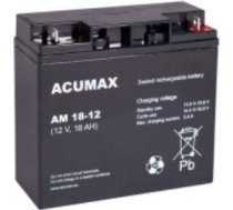 BATTERY 12V 18AH VRLA/AM18-12 ACUMAX EMU AM18-12