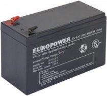 BATTERY 12V 9AH VRLA/EV9-12 T2 EUROPOWER EMU EV9-12T2