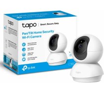 TP-Link Tapo Pan/Tilt Smart Security Camera, Indoor CCTV, 360° Rotational Views, Works with Alexa&Google Home, No Hub Required, 1080p, 2-Way Audio, Night Vision, SD Storage, Device Sharing (TC70) TC70