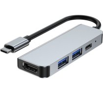 Tech-protect Tech-Protech V2 Type-C Multiport Hub 4in1 USB / HDMI / PD TP-V2-HUB-GR