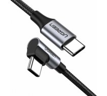 UGREEN USB-C to USB-C Elbow cable QC 3.0 PD 3A 60W 1m (Black) 50123