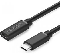 UGREEN USB Type C 3.1 Male to Female Cable Nickel Plating 0.5m (Black) 40574