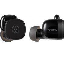 Audio Technica True Wireless Earbuds ATH-SQ1TWBK In-ear, Microphone, Black ATH-SQ1TWBK