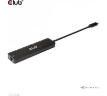 Club 3d CLUB3D USB Gen1 Type-C, 6-in-1 Hub with HDMI 8K30Hz, 2xUSB Type-A, RJ45 and 2xUSB Type-C, Data and PD charging 100 watt CSV-1596