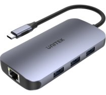 UNITEK D1071A interface hub USB 2.0 Type-C 480 Mbit/s Silver D1071A