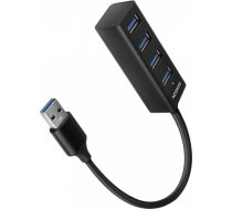 AXAGON HUE-M1AL 4x USB 3.2 Gen 1 MINI hub, metal, 1.2m USB-A cable HUE-M1AL