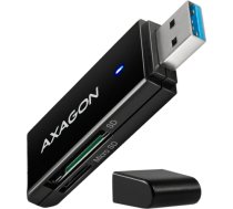Axagon Slim super-speed USB 3.2 Gen 1 card reader with a direct USB-A connector. CRE-S2N