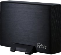 Drive Cabinet INTER-TECH Veloce (3.5" HDD, SATA/SATA II, USB3.0) Black IT-GD-35612